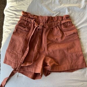 Women’s paper bag shorts